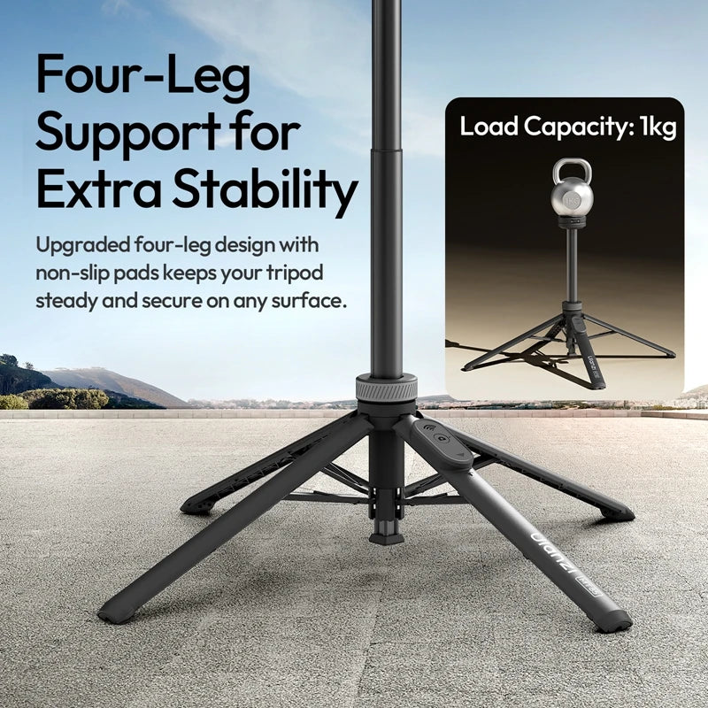 📱 Ulanzi MT-85 Tripé Automático com MagSafe e Controle Remoto