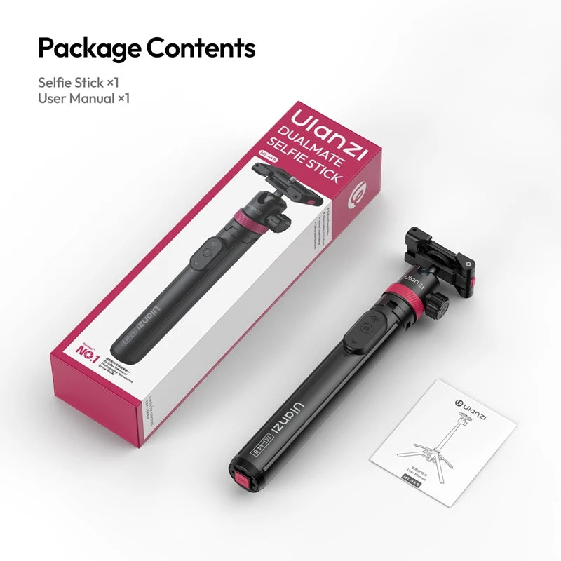 📸Tripé Universal 2 Em 1 Com Design Integrado Ulanzi Mt-44 com Controle Remoto