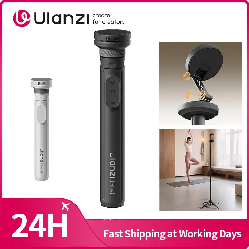 📱 Ulanzi MT-85 Tripé Automático com MagSafe e Controle Remoto