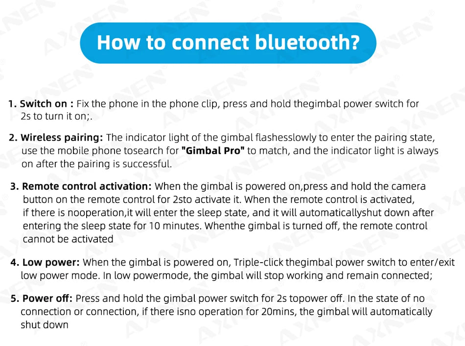 Gimbal Estabilizador Tripe 360° Panoramic Shot Com Led Q18
