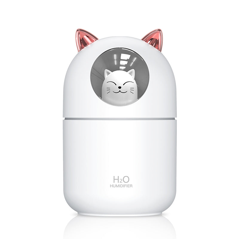 UMIDIFCADOR DIFUSOR ABAJUR GATINHO - ULTRA-SILENCIOSO