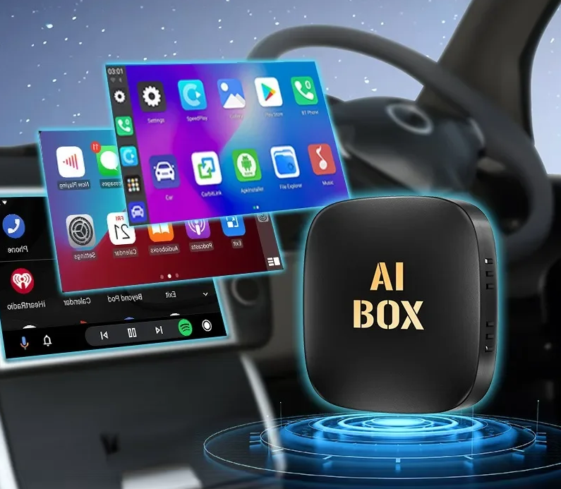 Streaming AI Box Android CarPlay Sem Fio