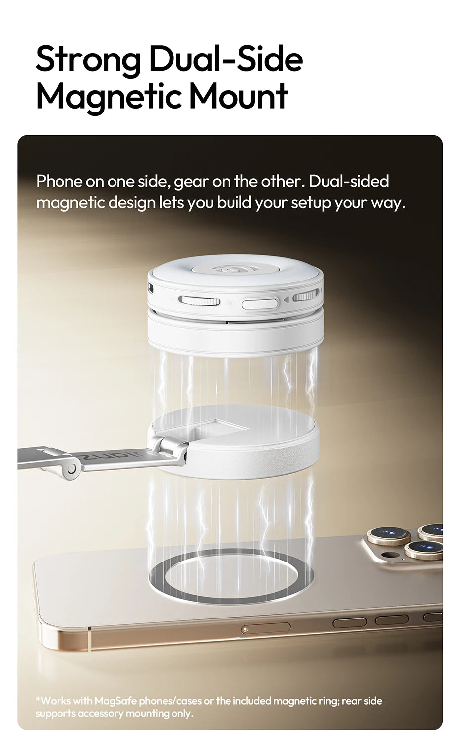 📱 Ulanzi MT-85 Tripé Automático com MagSafe e Controle Remoto