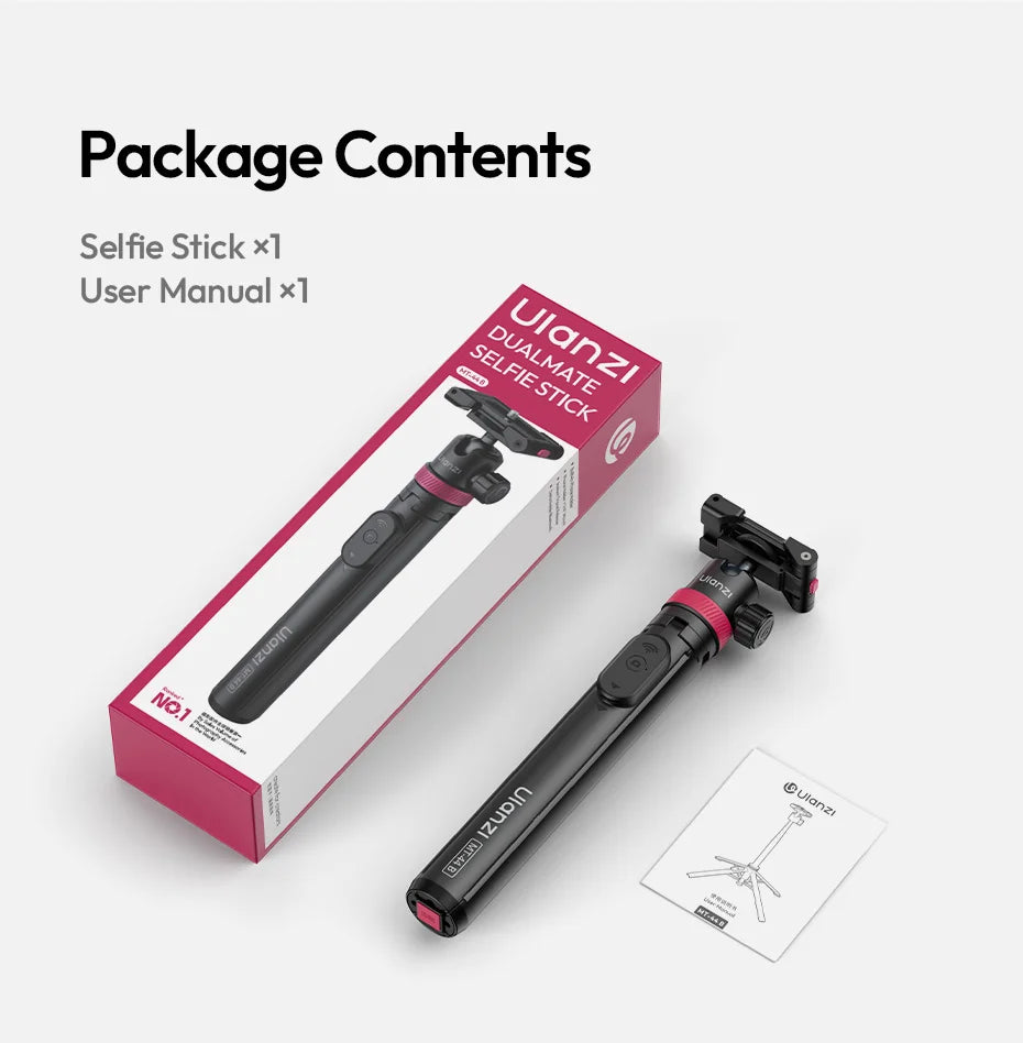 📸Tripé Universal 2 Em 1 Com Design Integrado Ulanzi Mt-44 com Controle Remoto