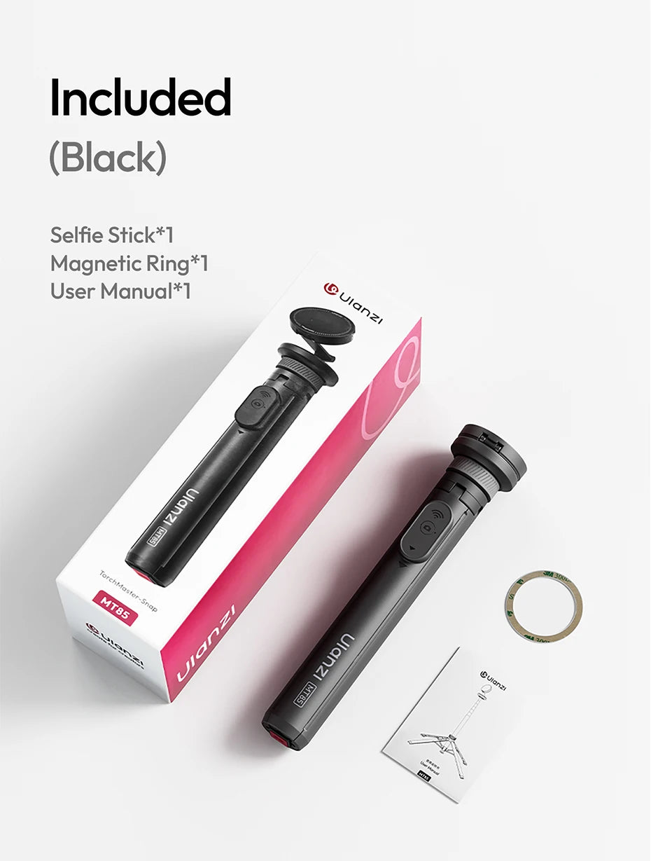 📱 Ulanzi MT-85 Tripé Automático com MagSafe e Controle Remoto