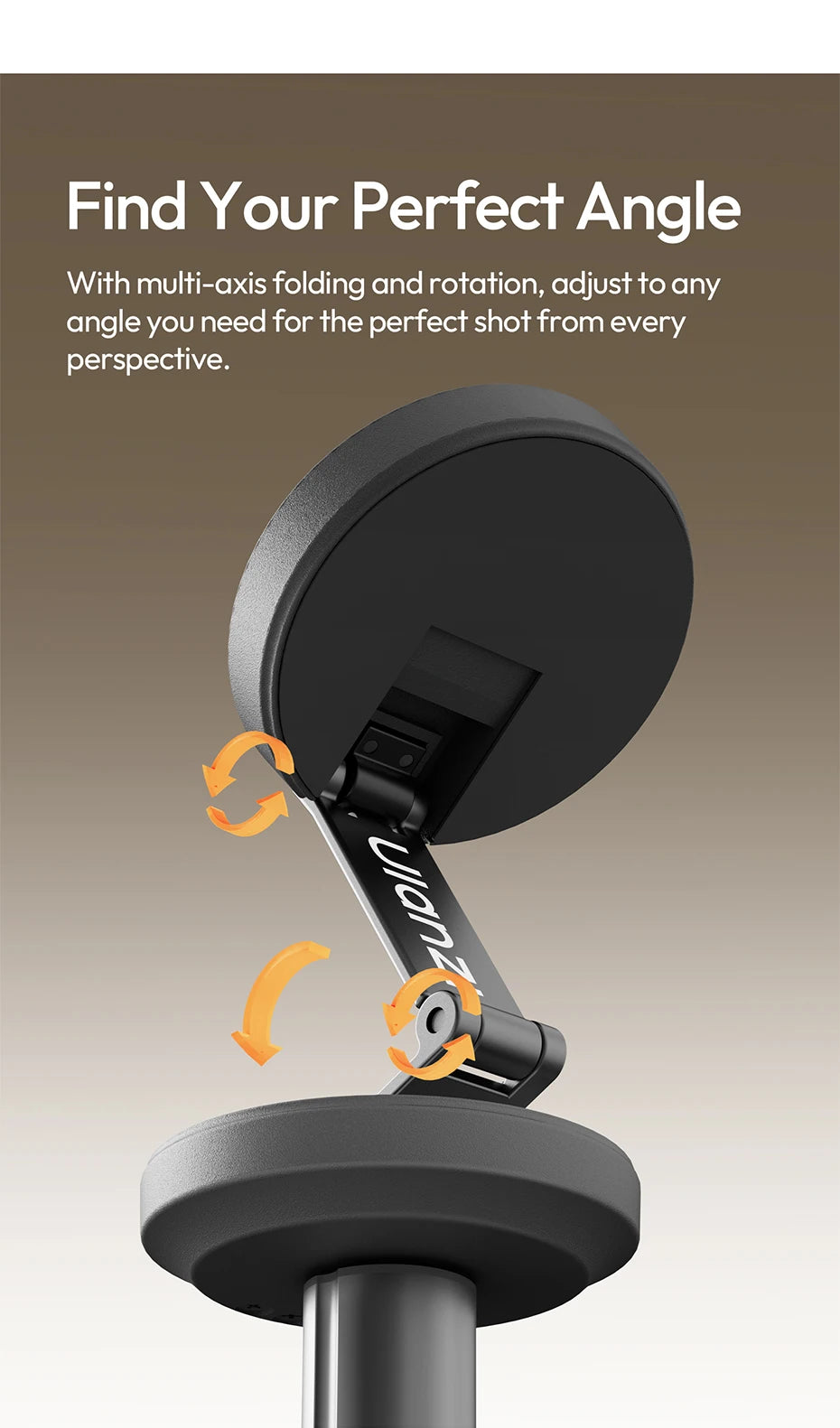 📱 Ulanzi MT-85 Tripé Automático com MagSafe e Controle Remoto