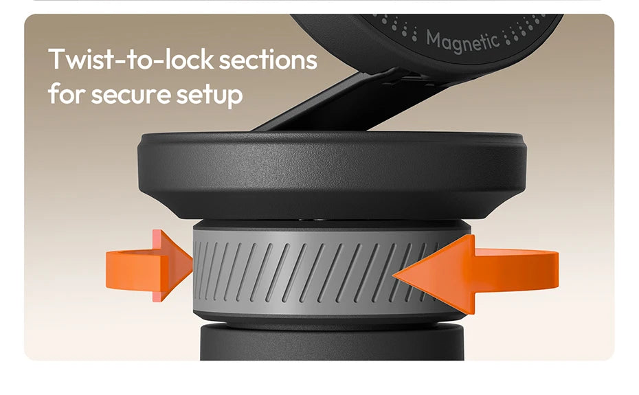 📱 Ulanzi MT-85 Tripé Automático com MagSafe e Controle Remoto