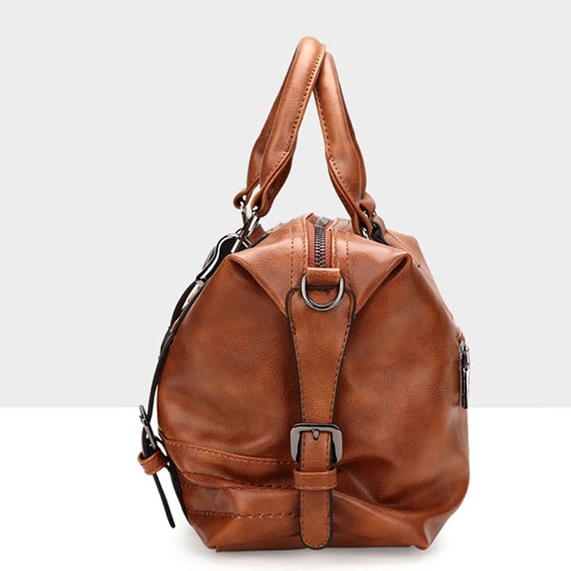 Bolsa Feminina Trapézio de Couro - [50% OFF - ESQUENTA BLACK FRIDAY]